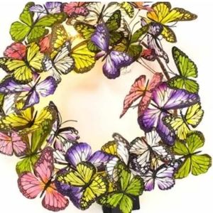 Butterfly wreath
